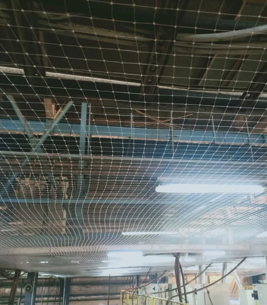 Heavy-Duty Bird Netting for Industrial Buildings by AS Enterprises